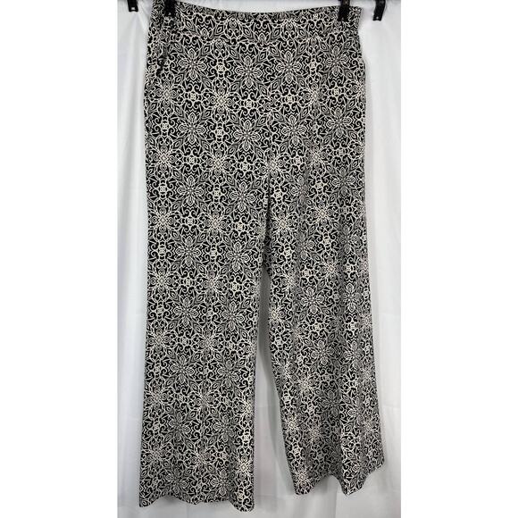 New York & Company Black and White Wide Leg Pants - Picture 2 of 6